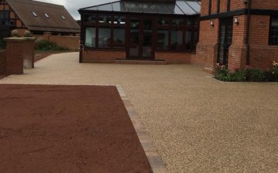 Large Resin Bound Patio and Pathway