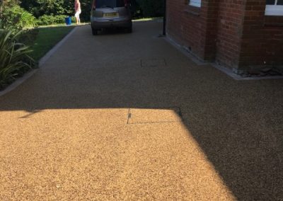 Multiple aco drains were installed on this 400m2 driveway, to maintain the level of access there was before