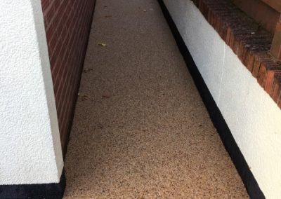Resin bound pathway and patio in Chard, Somerset