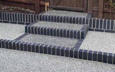Overlay concrete steps